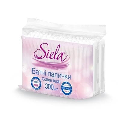 *Ватні палички Siela №300 п/е
