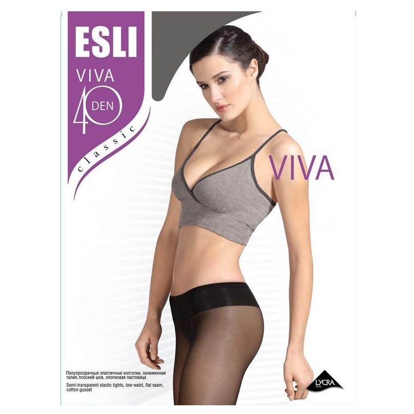 *ESLI колготи жін. VIVA 40 marrone p.2