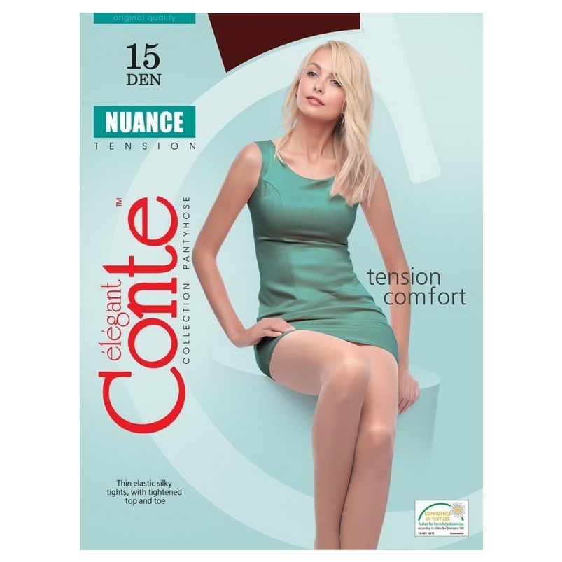 *CONTE колготи жін. Nuance 15 den 4 Nero
