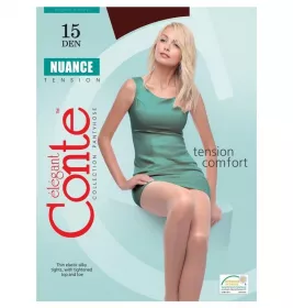 *CONTE колготи жін. Nuance 15 den 4 Nero
