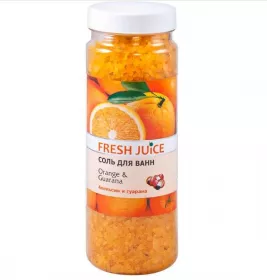 *Сіль д/ванн Fresh Juice Orange & Guarana 700г