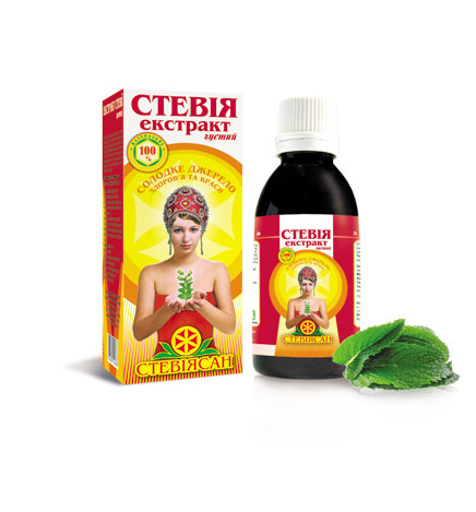 *Стевіясан екстракт стевії густий, 100 мл