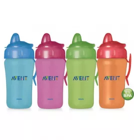 *Чашка Avent Супер спорт з ручкою 18+ міс 340мл