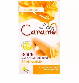 *CARAMEL Віск д/депіляції тела Ваніль 16шт