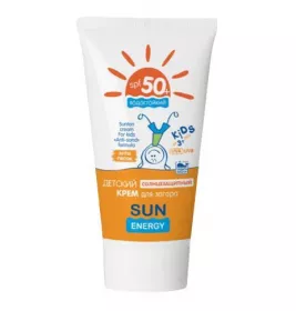 *Sun Energy Kids Детский солнцезащитный крем для загара SPF 50+ 50мл