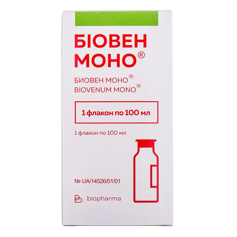 Биовен моно р-р д/инф. 5% 100 мл № 1 бут.