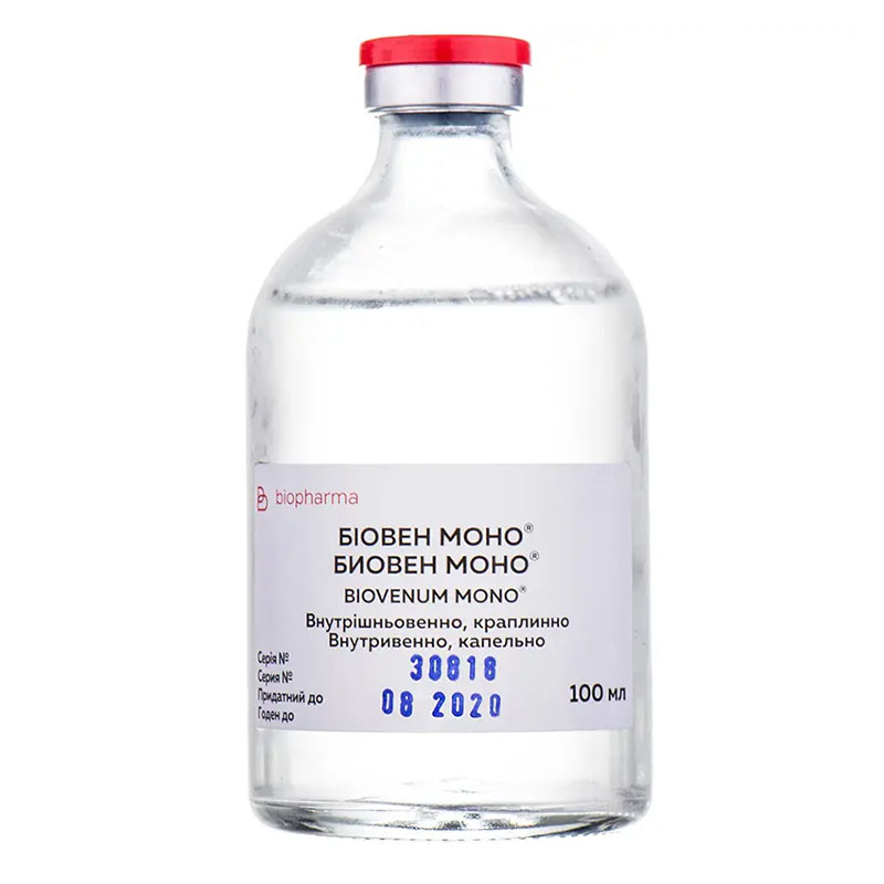 Биовен моно р-р д/инф. 5% 100 мл № 1 бут.