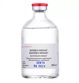 Біовен моно р-н д/інф. 5% 100 мл № 1 бут.