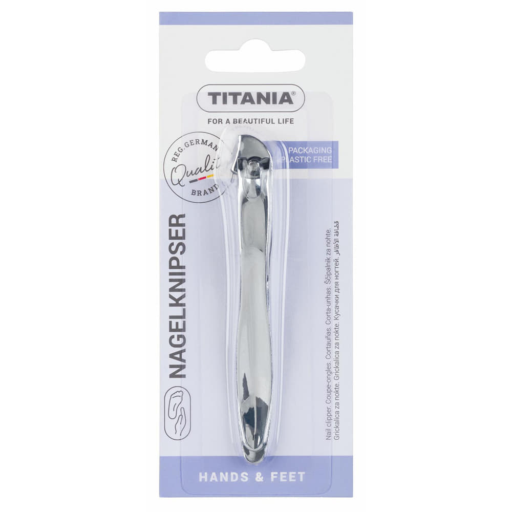 *Щипці д/нігтів хромовані Titania 1054