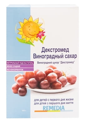*Сахар Виноградный Remedia Декстромед 500г *Сахар Виноградный Remedia Декстромед 500г