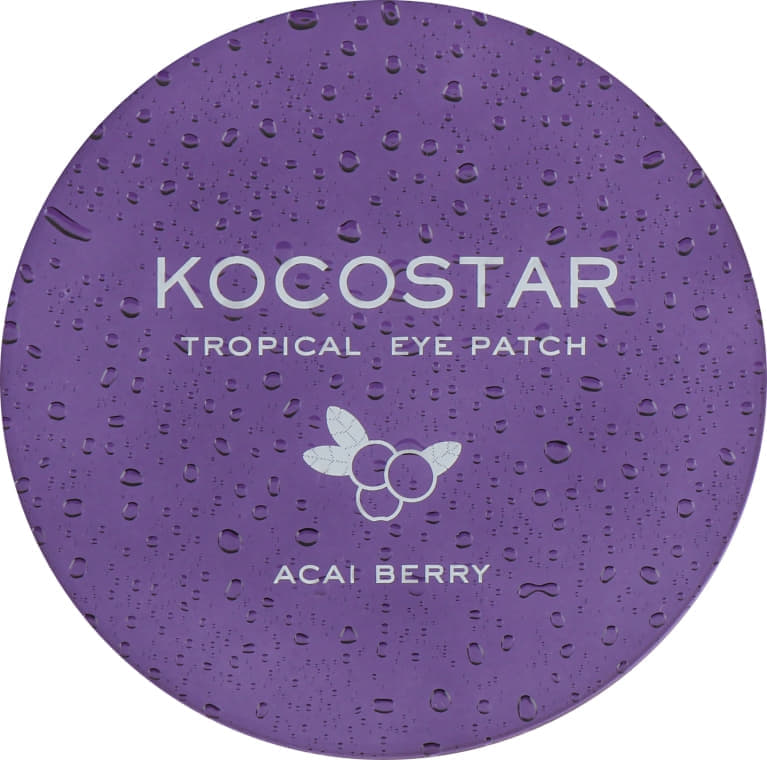 *Патчи Kocostar д/области вокруг глаз Троп. ягоды Акаи 2шт