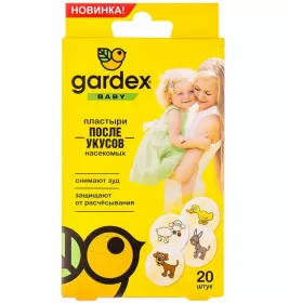 *Gardex Baby пластырь после укусов комаров №20