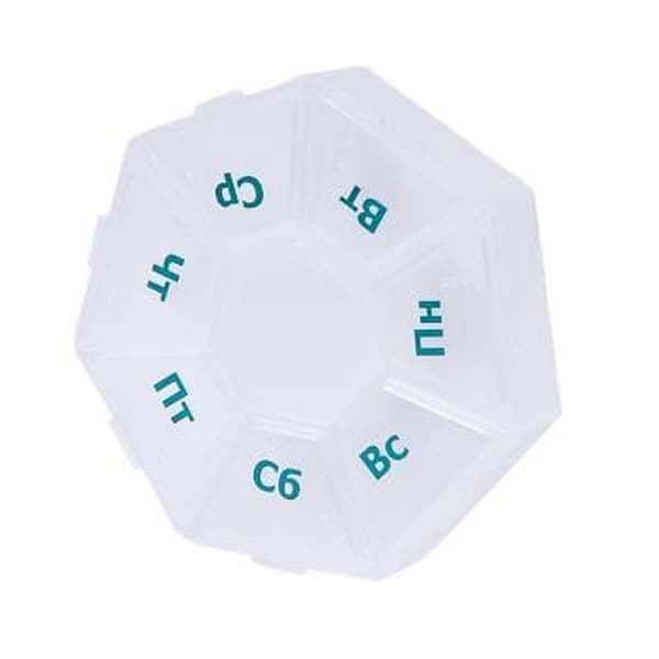 *Органайзер Enjee XLN–209 J для таблеток Ромашка