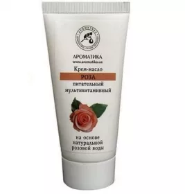 *Крем-олія Ароматика Роза живильна мультивітамінна 50 мл