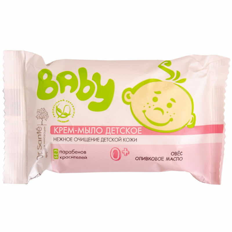*Dr.Sante Baby мыло детское Овес-оливковое масло 90г *Dr.Sante Baby мыло детское Овес-оливковое масло 90г