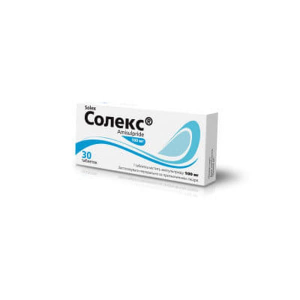 Солекс таблетки по 100 мг 30 шт. (10х3)