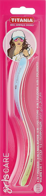 *Пилочка д/полірування нігтів S-форма Titania 1453