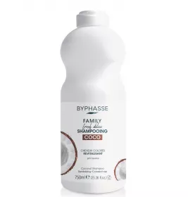 Шампунь Byphasse Family FRESH DELICE для окрашенных волос с кокосом 750 мл