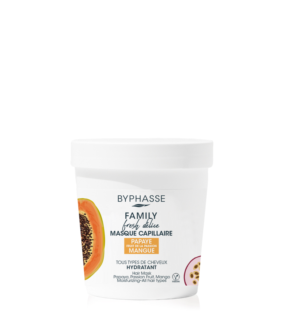 Маска Byphasse Family FRESH DELICE для всех типов волос папая, маракуя, манго 250 мл Маска Byphasse Family FRESH DELICE для всех типов волос папая, маракуя, манго 250 мл