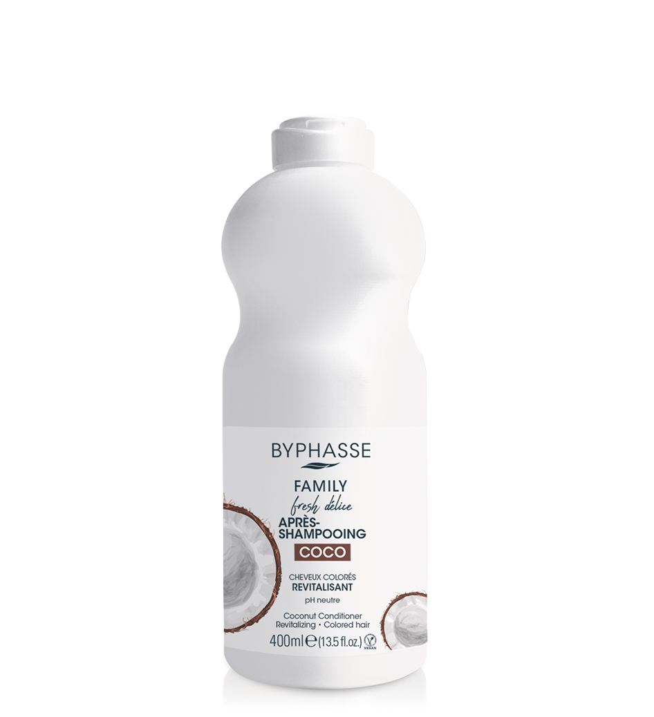 Кондиционер Byphasse Family FRESH DELICE для окрашенных волос с кокосом 400 мл Кондиционер Byphasse Family FRESH DELICE для окрашенных волос с кокосом 400 мл