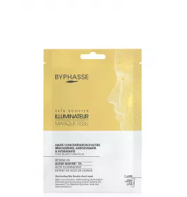 *Маска-бустер Byphasse тканинна для освітлення шкіри обличчя 18 мл