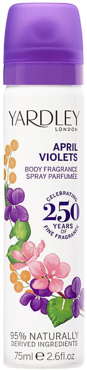 *Yardley дезодорант спрей April Violets 75мл *Yardley дезодорант спрей April Violets 75мл