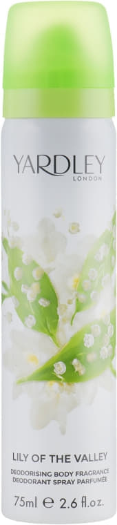 *Yardley дезодорант спрей Lily of the Valley 75мл *Yardley дезодорант спрей Lily of the Valley 75мл
