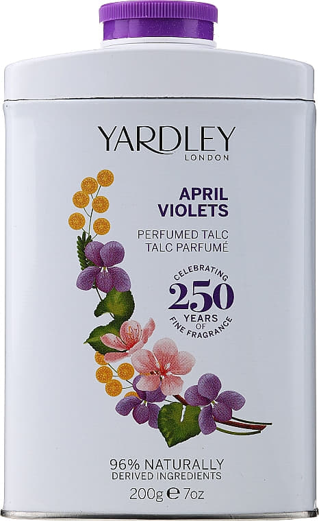 *Yardley тальк April Violets 200г *Yardley тальк April Violets 200г