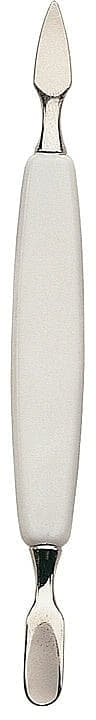 *Манікюрний інструмент (шабер) білий нікелевий 12см Nippes 86