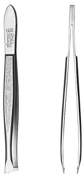 *Пинцет с наклоном нержавеющий 9см Nippes 37SR *Пинцет с наклоном нержавеющий 9см Nippes 37SR