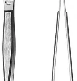 *Пінцет вигнутий нержавіючий 9см Nippes 9SR