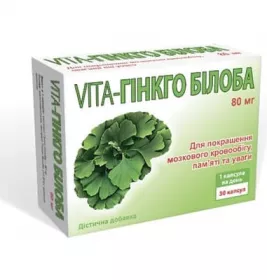 *VITA Гинкго билоба капс. 80мг №30
