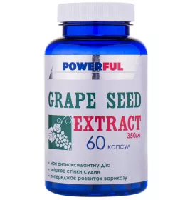 *Виноградних кісточок екстракт PowerFul капс.№60