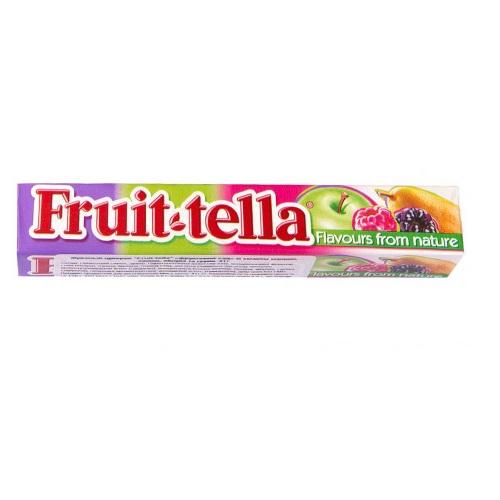 Конфеты жевательные Fruit-tella Садовые фрукты 41 г Конфеты жевательные Fruit-tella Садовые фрукты 41 г