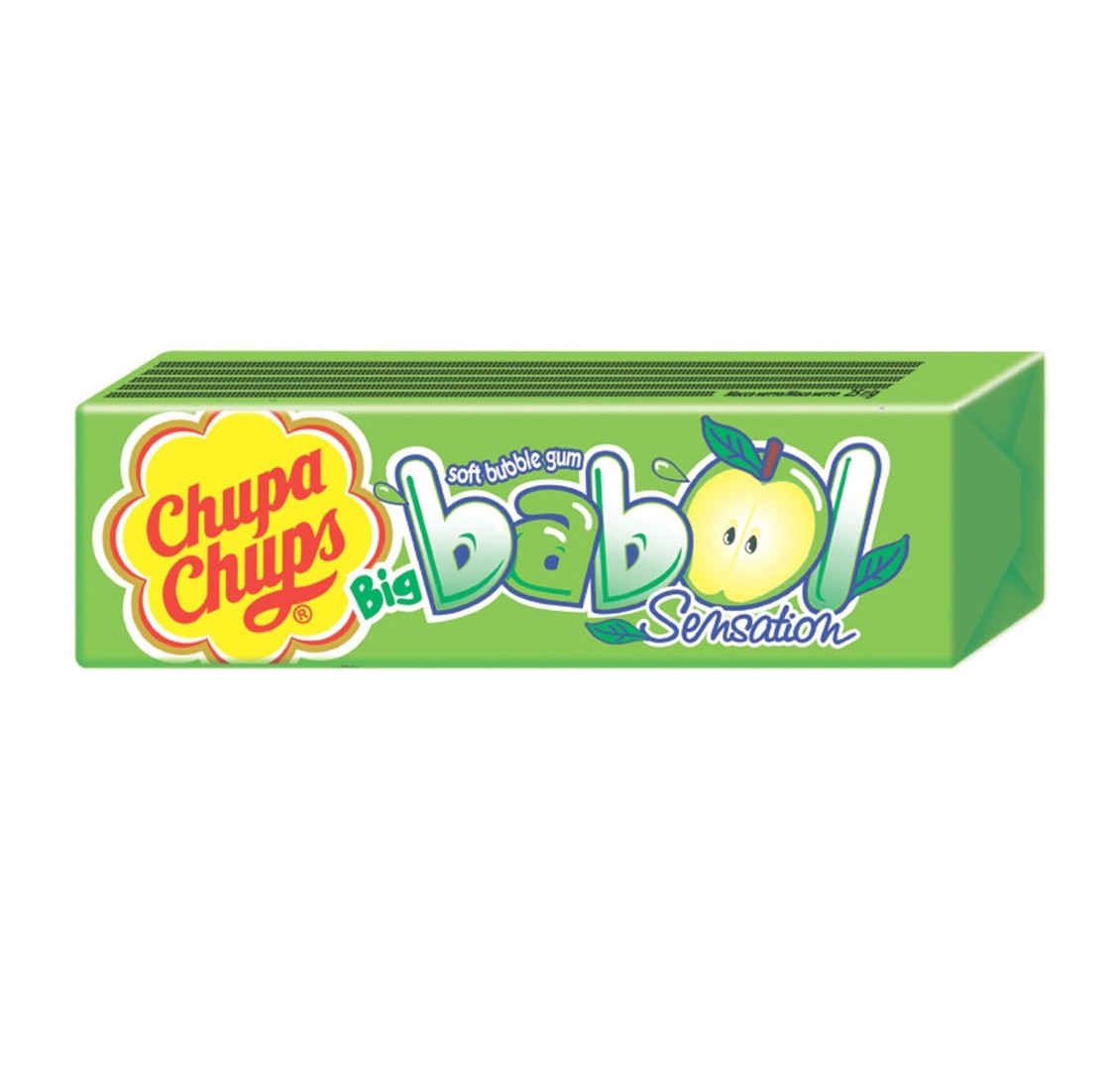 *Жувальна гумка Chupa Сhups Big Babol Яблуко 27,6 г