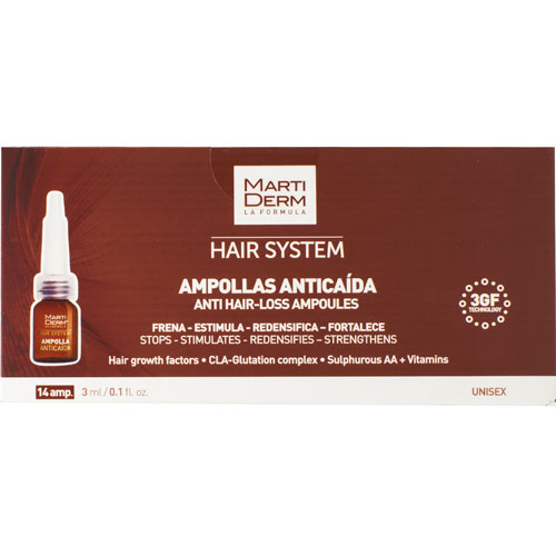 *Ампули МартіДерм Hair System проти випадіння волосся 14*3мл