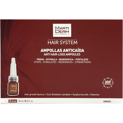 *MARTIDERM Hair System ампулы против выпадения волос 28 х 3мл *MARTIDERM Hair System ампулы против выпадения волос 28 х 3мл