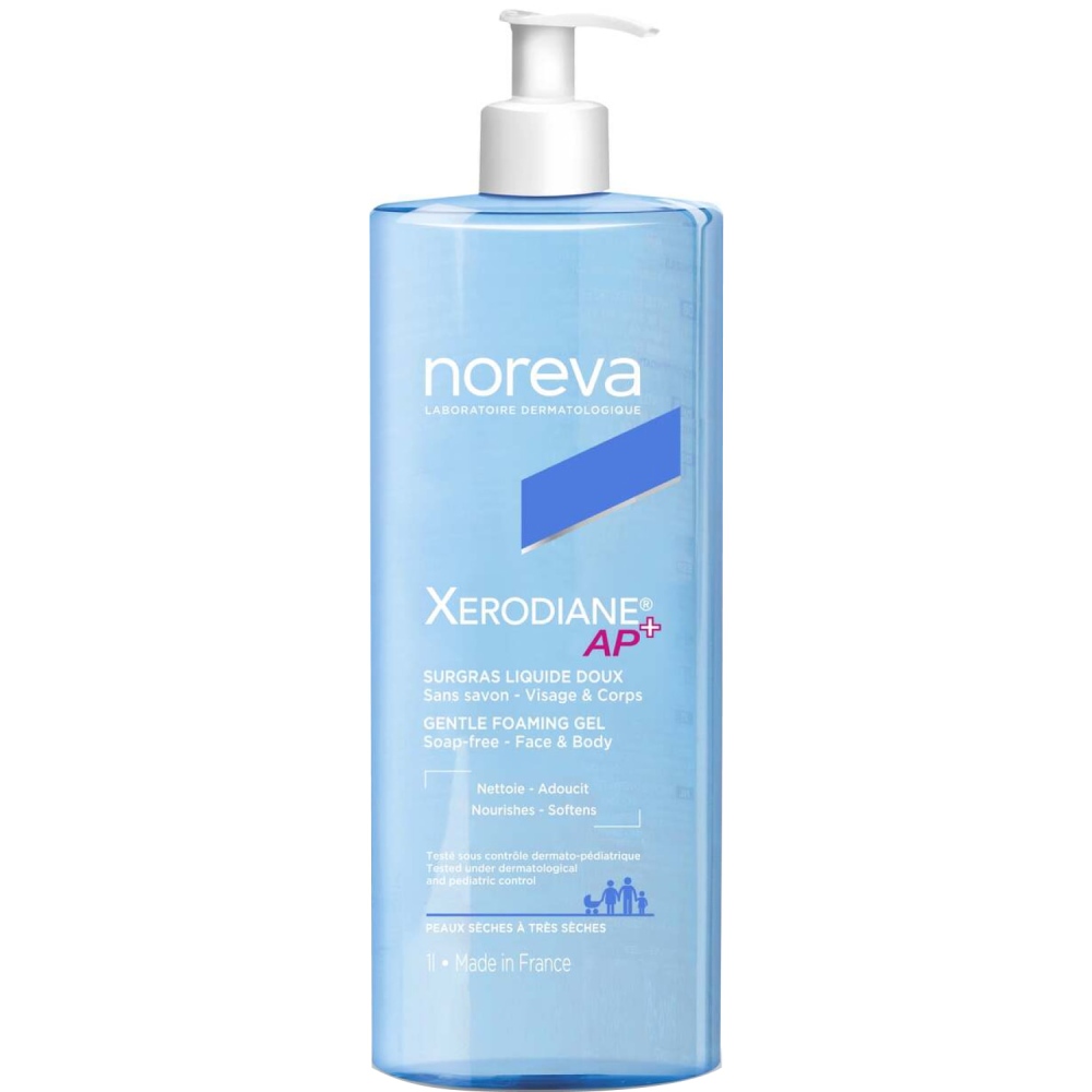 Гель Noreva Xerodiane AP+ очищающий мягкий 1л Гель Noreva Xerodiane AP+ очищающий мягкий 1л