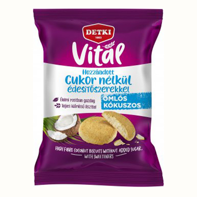 *Печиво DETKI VITAL кокос з клітковиною 200г