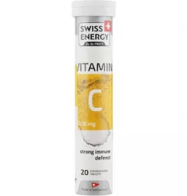 Витамины Swiss Energy Vitamin C 1000 шипучие таблетки №20