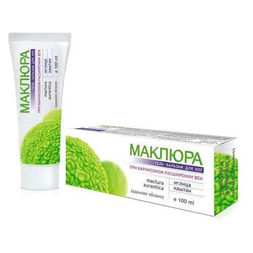 *Маклюра іглица, каштан Гель-бальзам д/ніг 100мл