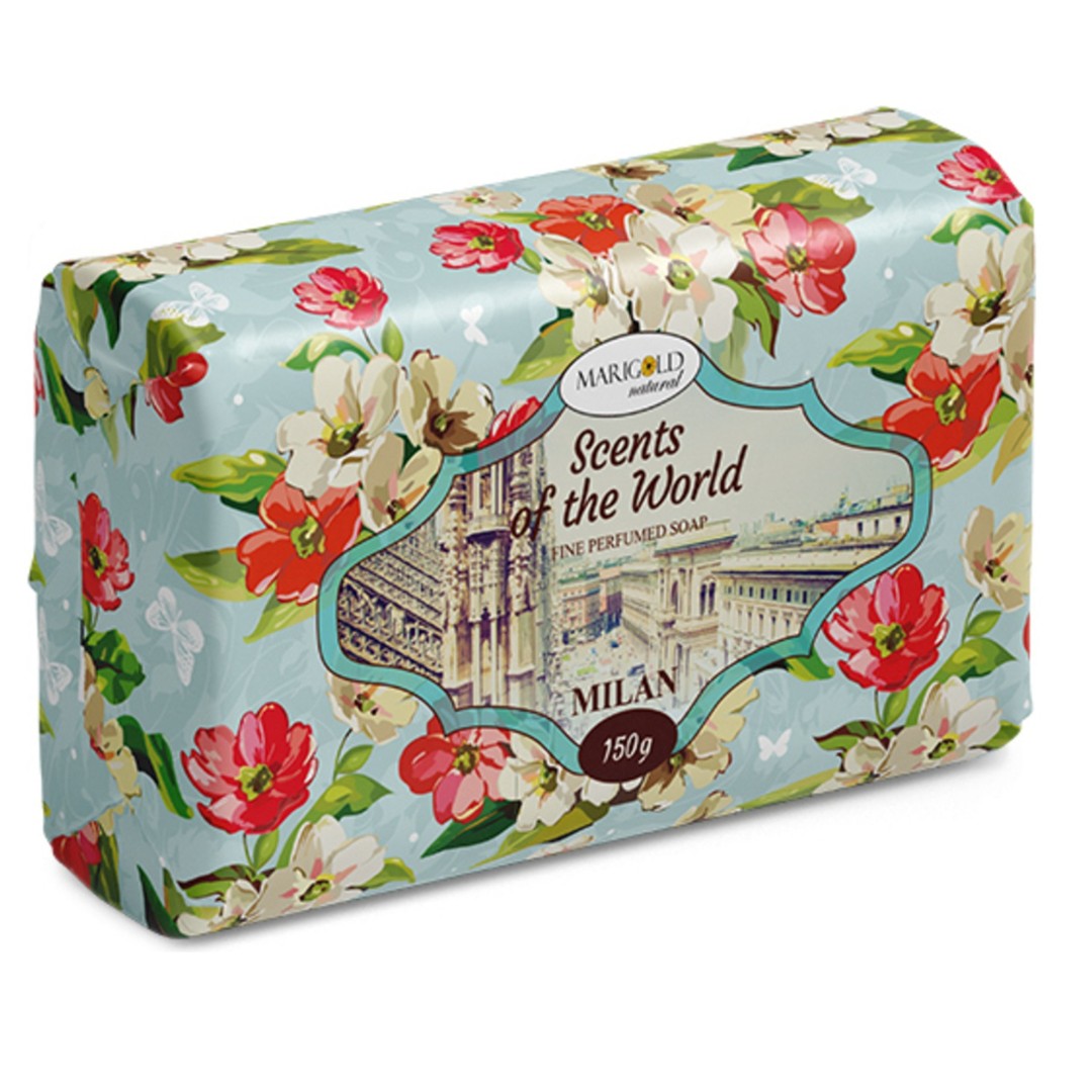 Мыло MARIGOLD natural твёрдое Милан 150г Мыло MARIGOLD natural твёрдое Милан 150г