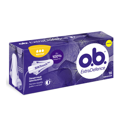 *Тампони o.b. ExtraDefence Normal №16