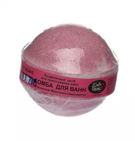 *Dolce Vero бомба д/ванн Малиновая панна-котта 75гp