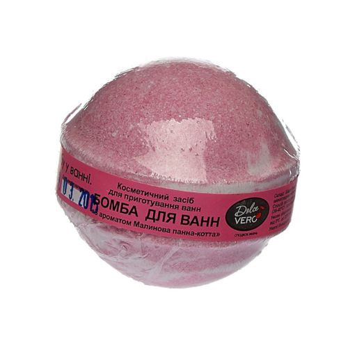 *Dolce Vero бомба д/ванн Малинова панна-котта 75гp