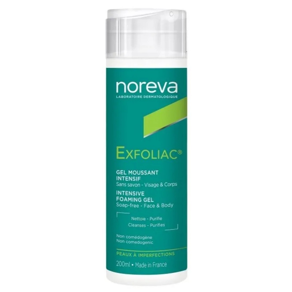 Гель Noreva Exfoliac очищуючий для чутливої шкіри 200мл