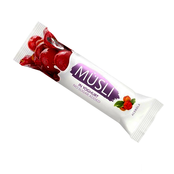 *Батончик Tekmar Мюслі б/цукру в йогурті Ацерола 30г