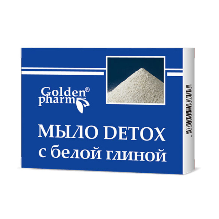 *Мило Detox біла глина 70г ГФ