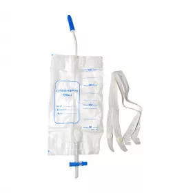 *Сечоприймач стер. JS з клапаном та фикс. д/ноги 750мл