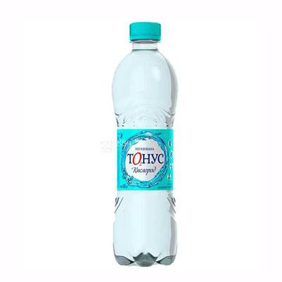 *Вода Тонус-Кисень мінеральна негазована 0,5л